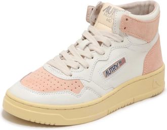Autry Medalist Mid Sneakers - Dames - Sneakers - Wit - 37 EU - Katoen - Schoenen
