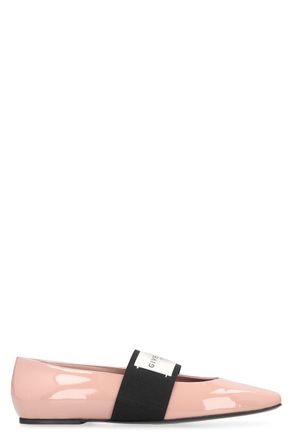 Givenchy Ballerina Sliced Square In Patent Leather