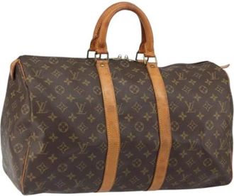 Louis Vuitton Pre-owned Weekendtas - Dames - Vintage Weekendtas - Bruin - ONE Size - Vintage