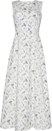 Adam Lippes Abito midi Eloise - Bianco