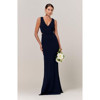 BWLDR Noah Gown in Midnight Navy at Nordstrom, Size 12