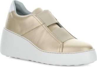 FLY London Womens Dito581Fly Sneaker In Dublin Gold