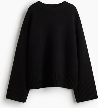 H&M Pullover aus Kaschmirmix - Schwarz