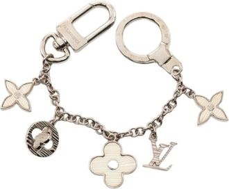 Louis Vuitton Pre-owned Accessories, female, Gray, Size: ONE SIZE Pre-owned Epi Keyring