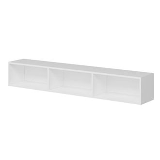 Calicosy Mueble TV suspendido 3 puertas blanco L180 cm