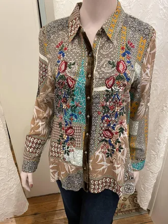 Aratta Blouse In Multi Color