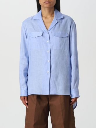 Simona Corsellini Shirt SIMONA CORSELLINI Woman color Gnawed Blue