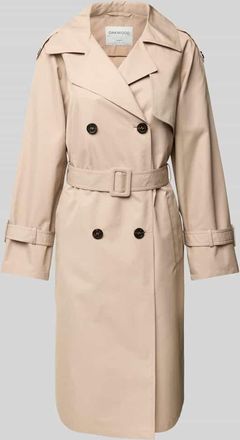 Oakwood Trenchcoat mit Tailleng&uuml;rtel Modell MULAN in Beige, Gr&ouml;&szlig;e L