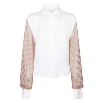 Genny Mujer, Blusas y Camisas, Blanco, Talla: XS