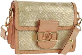 Louis Vuitton Pre-owned Vintage Canvas Cross Body Bag - Dames - Vintage Schoudertas - Geel - ONE Size - Vintage