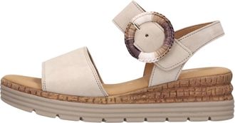 Gabor Schoenen, Dames, Beige, 42 1/2 EU, Leer, 706 Sandal