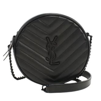 Saint Laurent Pre-owned Vintage Crossbody Bag - Dames - Pre-owned - Zwart - Maat: ONE Size Leer