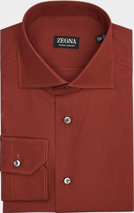 Ermenegildo Zegna Mens Trofeo Comfort Dress Shirt