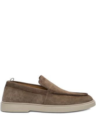 Officine Creative Su&egrave;de loafers - Bruin