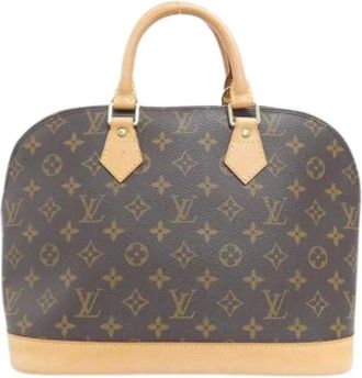 Louis Vuitton Pre-owned Handbags, female, Brown, Size: ONE SIZE Pre-owned Canvas Handbag