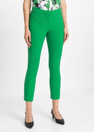 Bonprix 7/8-Hose BONPRIX, Damen, Gr. 36, N-Gr, gr&uuml;n (grasgr&uuml;n), Obermaterial: 73% Viskose, 23% Polyamid, 4% Elasthan, slim fit, Hosen 7/8-Hose, aus Viskose, P