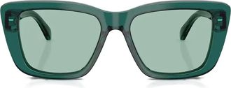 Emporio Armani square-frame sunglasses - Green