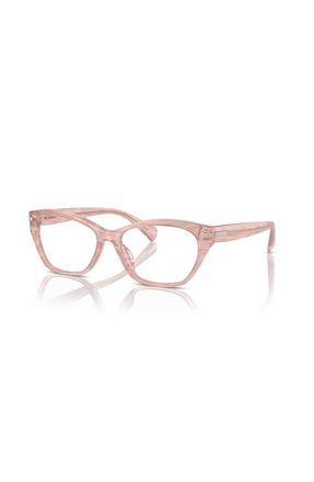 Ralph Lauren 55mm Rectangle optical glasses in Pink at Nordstrom