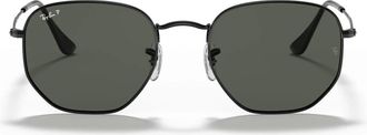 Ray-Ban Hexagonal Zonnebril - unisex - Zonnebrillen - Zwart - 54 MM - Accessoires