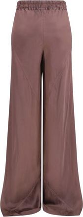 Rick Owens Silk Trousers - Brown