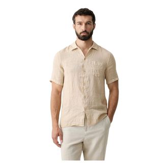 MC2 Saint Barth Heren, Overhemden, Beige, Maat: S