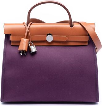 Herm&egrave;s Pre-owned Hermes Toile Herbag Zip 31 Ladies [O]