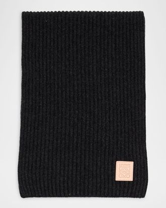 Loewe Cashmere-Blend Knitted Scard