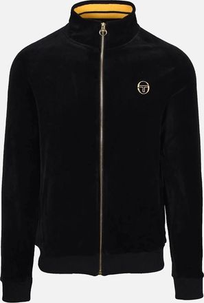 Sergio Tacchini Mens Sergio Tacchini Court Velour Track Top - Black - Size: EXTRA large