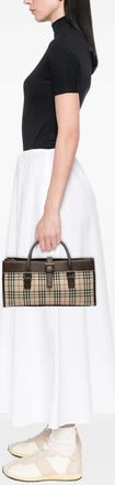 Burberry 2000-2017 House Check Canvas handbag - Marrone