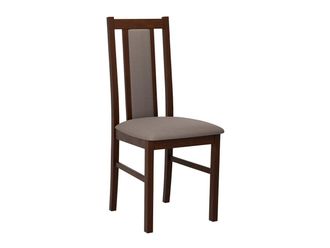 Mirjan24 Mobilier1 - Silla Victorville 143, Nuez, 94x43x46cm, Tapiz, De Madera, Madera, Muebles Ya Montados