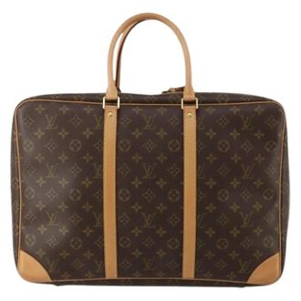Louis Vuitton Pre-owned Weekend Bag - Dames - Pre-owned - Bruin - Maat: ONE Size Leer