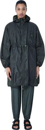 The North Face Hooded Parka in Technical Fabric - Dames - Windbreakers - Groen - L - Fitness