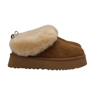 UGG Ugg, Schoenen, Dames, Bruin, 39 EU, Polyester, Tazzelle Platform Slipper