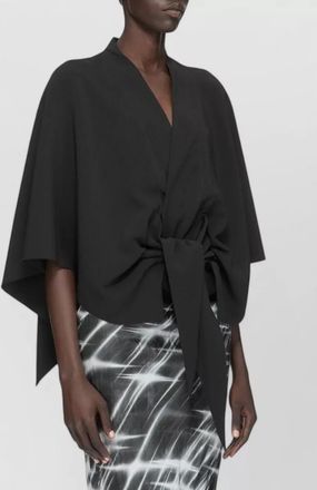 Rick Owens v-neck kimono-sleeve top