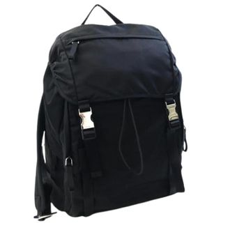 Prada Vintage, unisex, Zwart, ONE Size, Nylon, Pre-owned Vintage Rugzak