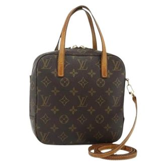 Louis Vuitton Pre-owned Handbags, female, Brown, Size: ONE SIZE Pre-owned Spontini Hand Bag