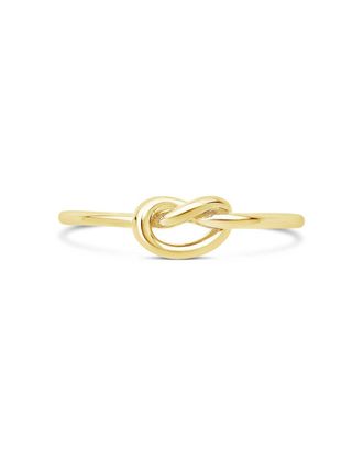 Sterling Forever Sterling Silver Thin Love Knot Ring