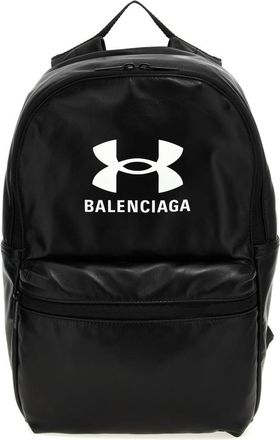 Balenciaga Logo Embossed Backpack