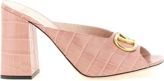Valentino Garavani Multicolor Calfskin Stiletto Heel Womens Sandals