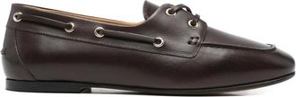 Henderson Baracco Paola Eyelet Lace-up Boat Shoes