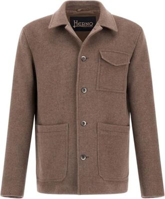 Herno Elegante Visone Jas Aw 25 - Heren - Zomerjassen - Bruin - XL - Jassen