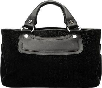 Celine Pre-owned Vintage Handtas - Dames - Vintage Handtas - Zwart - ONE Size - Su&egrave;de - Vintage
