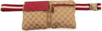 Gucci Pre-owned Belt Bag - Dames - Vintage Heuptassen - Beige - ONE Size - Leer - Vintage