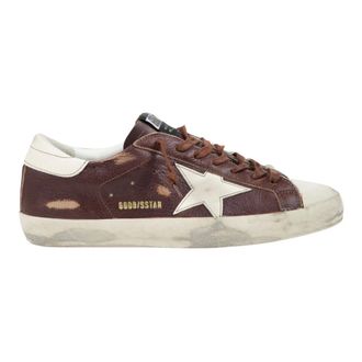 Golden Goose Super Star Sneakers - - Shoes - Uomo - Marrone - 46 EU