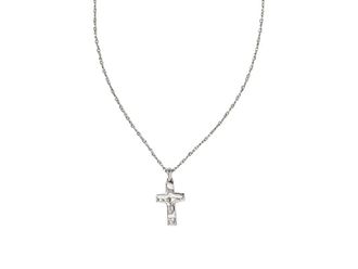 Kendra Scott Cross Pendant Womens Necklace Womens Necklace Rhodium Metal