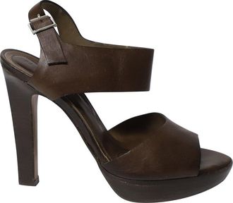 Marni Womens Leather High Heel Sandal (Authentic Pre-Loved)