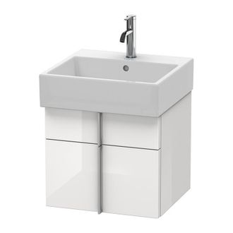 Duravit Duravit Vero Air Mueble De Pared 48,4 X 43,1 Cm, 1 Caj&oacute;n, 1 Extra&iacute;ble, Para Vero Air 235050, Color (frente/cuerpo): Decoraci&oacute;n Blanca De Alto Brillo -