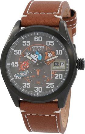 Citizen Black Dial Mens Mickey Mouse Watch BV1089-05W