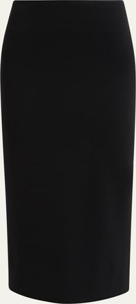 Jil Sander Viscose Crepe Midi Skirt