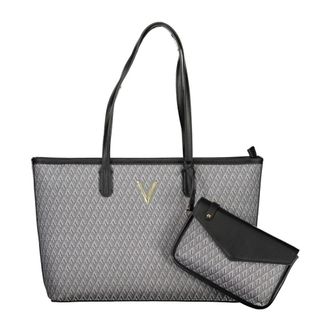 Mario Valentino Tote Bags, female, Black, Size: ONE SIZE Queen RE Tote